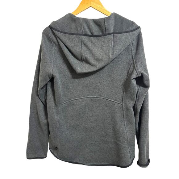 Lululemon Fleece & Thank You Pullover Heathered Black size 10 - Picture 4 of 4